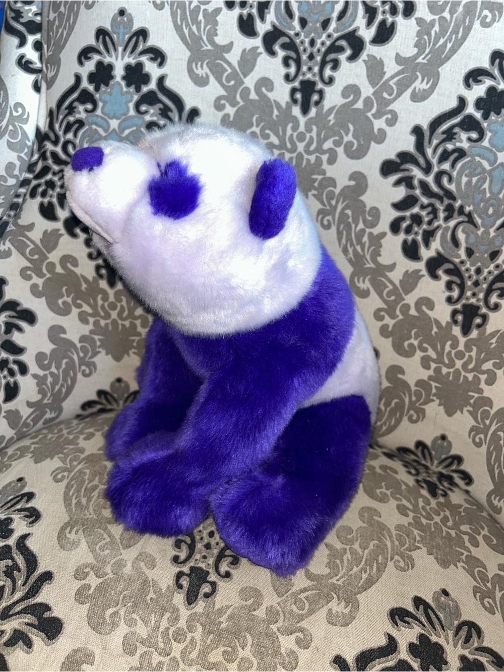 Wild Republic 2009 Cuddlekins Sammy the Purple Panda plush stuffed animal rare